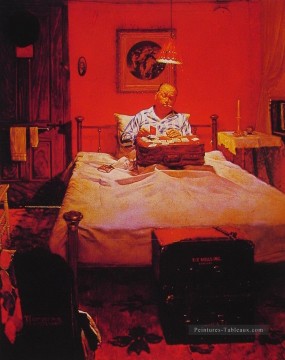 孤独 1950年 ノーマン・ロックウェル Oil Paintings